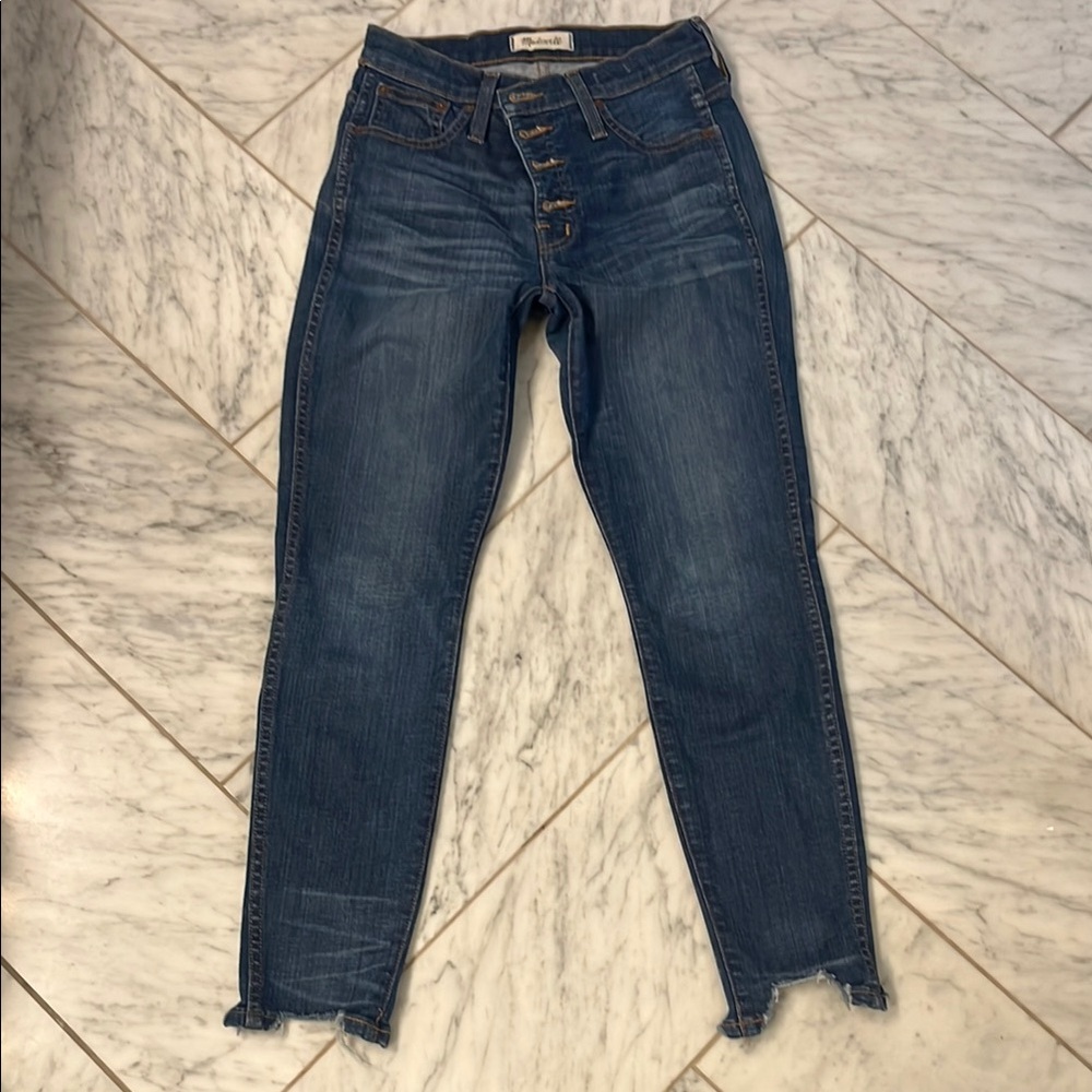 Madewell Medium Blue Skinny Jeans